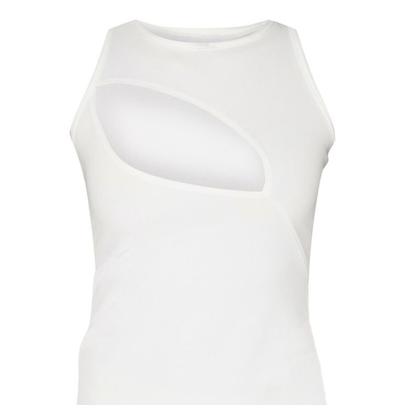 White Cut Out Bodycon Dress - Picture 3 of 5